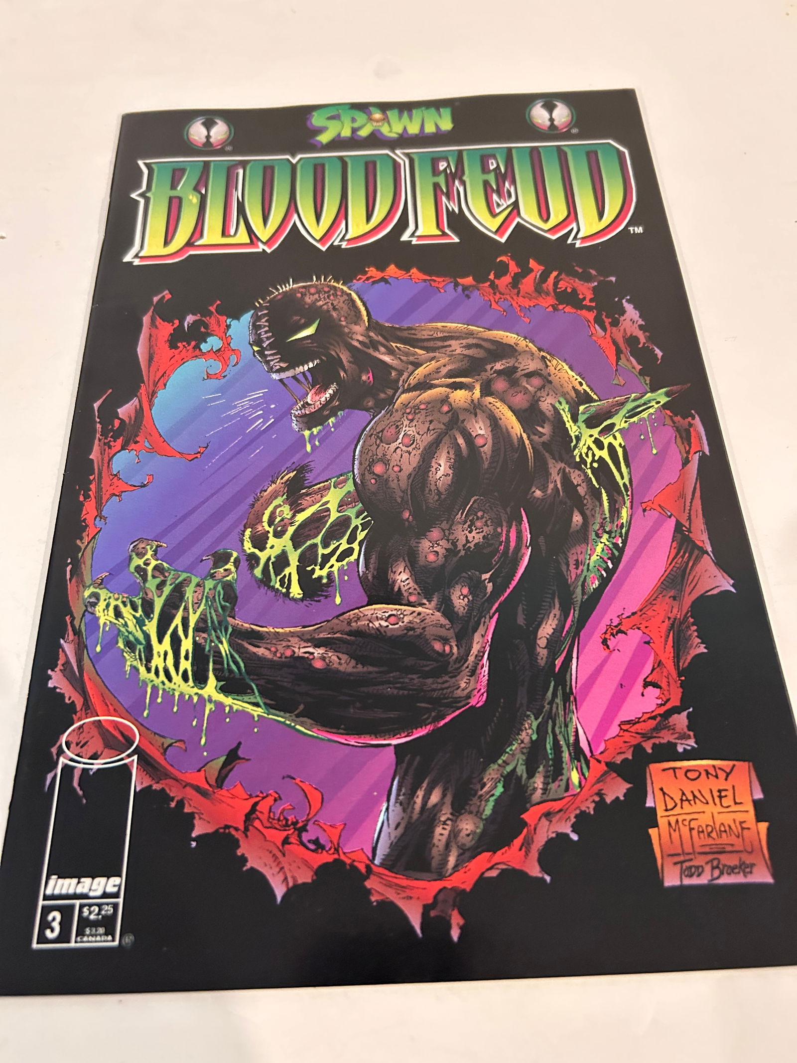 Vintage Comic Book Spawn Blood Feud # 3 (1 of 2)
