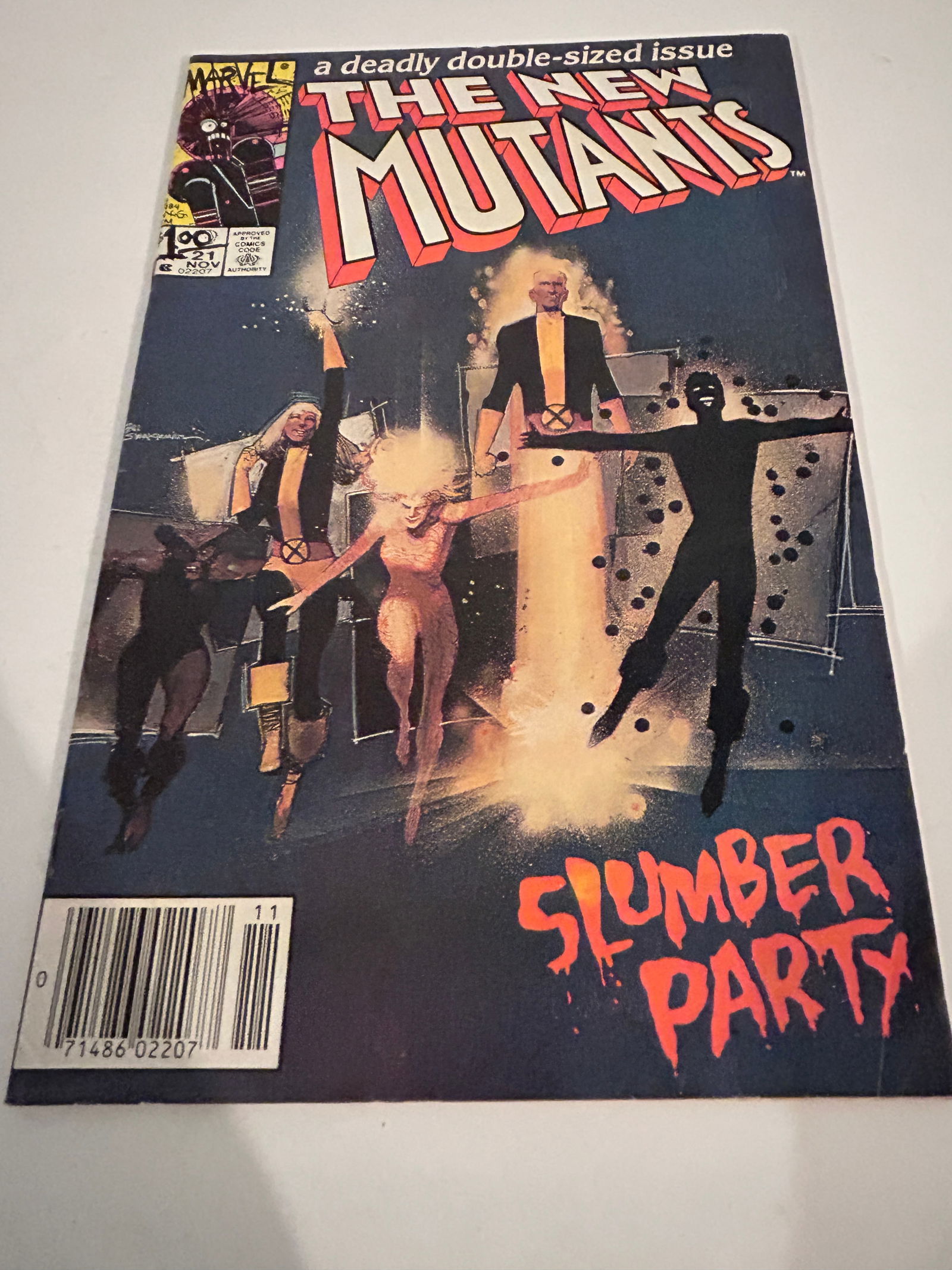 Vintage Comic Book The New Mutants # 21 (1 of 2)