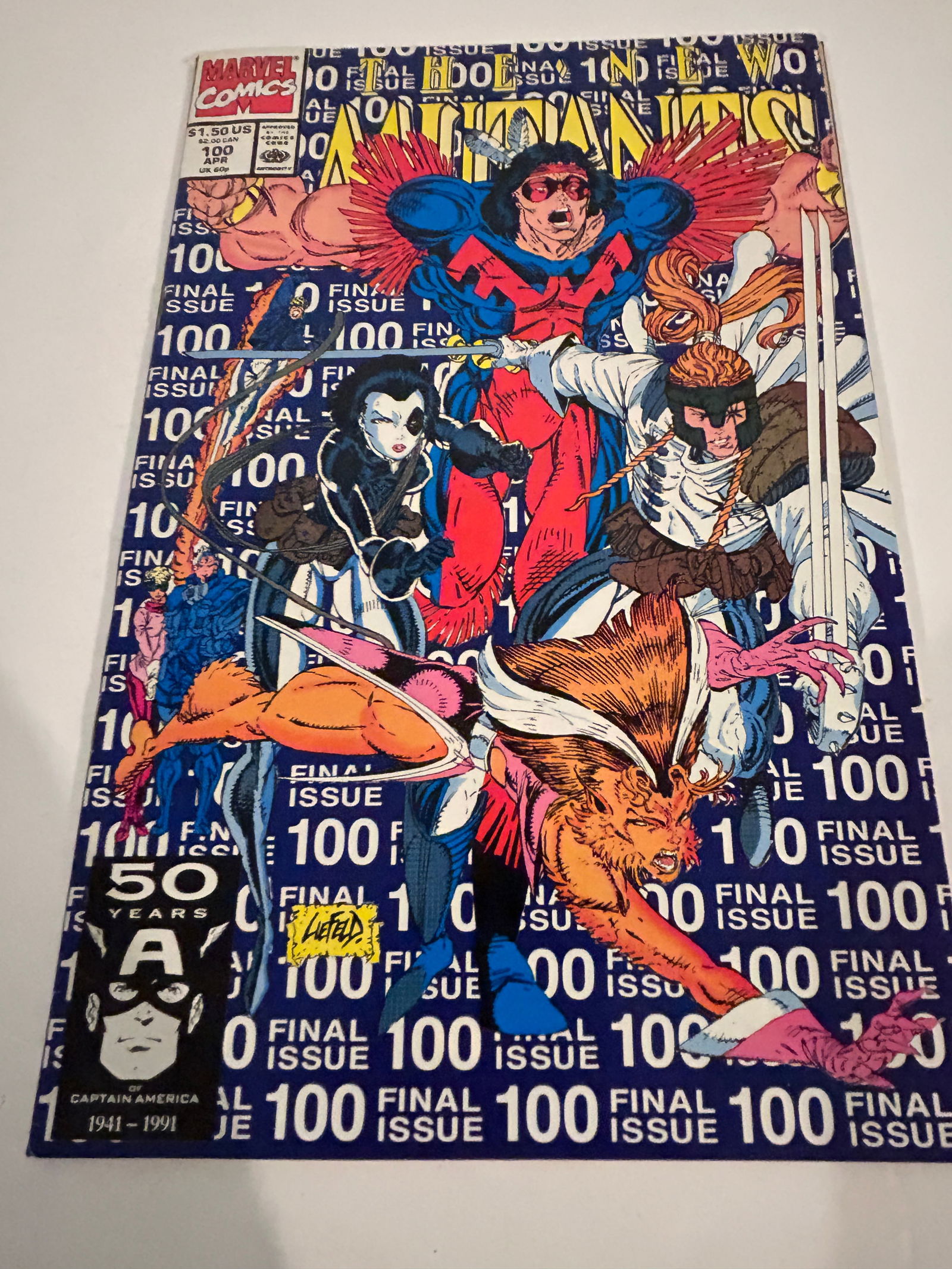 Vintage Comic Book The New Mutants # 100 (1 of 2)