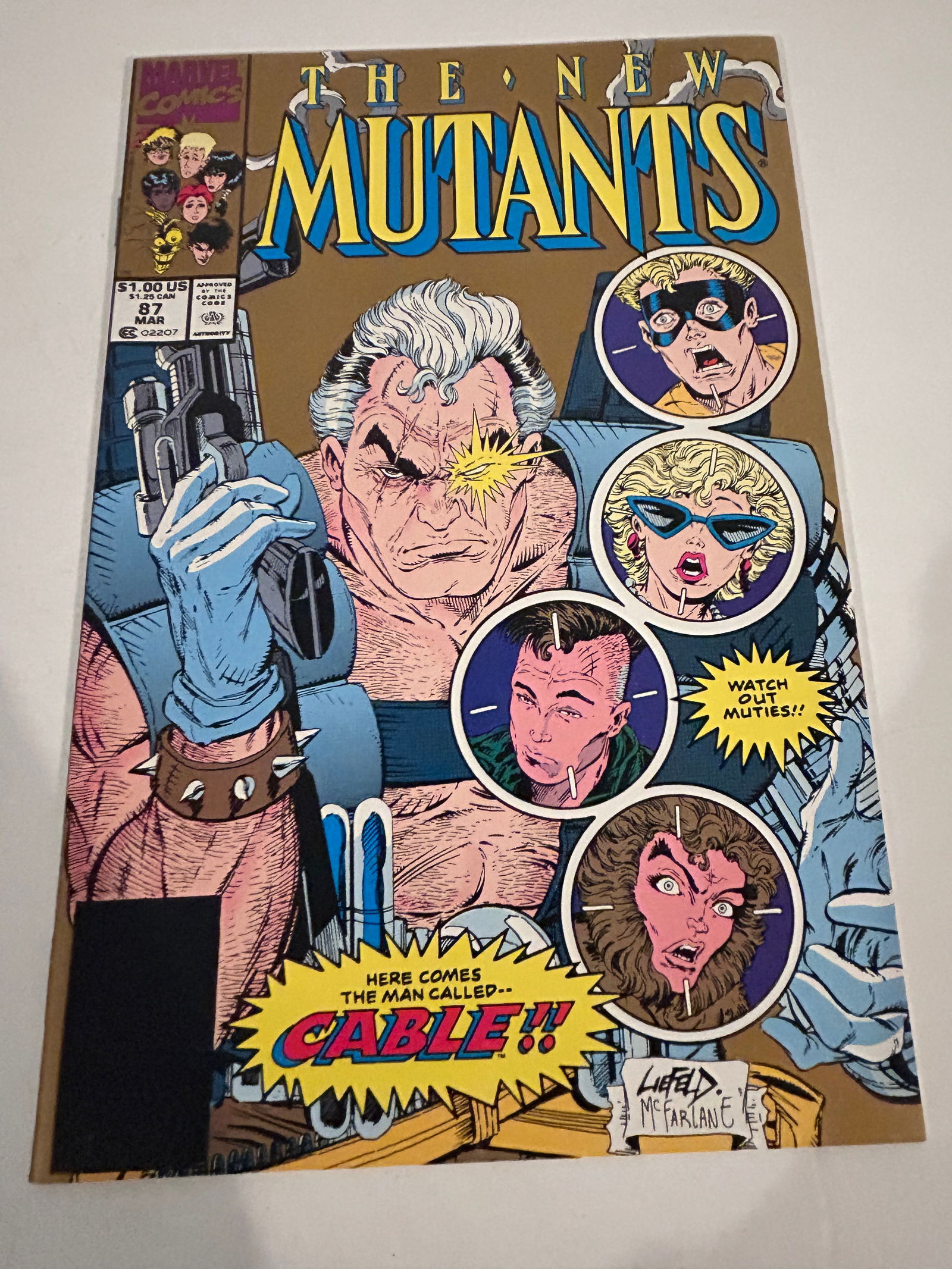 Vintage Comic Book The New Mutants # 87 (1 of 2)