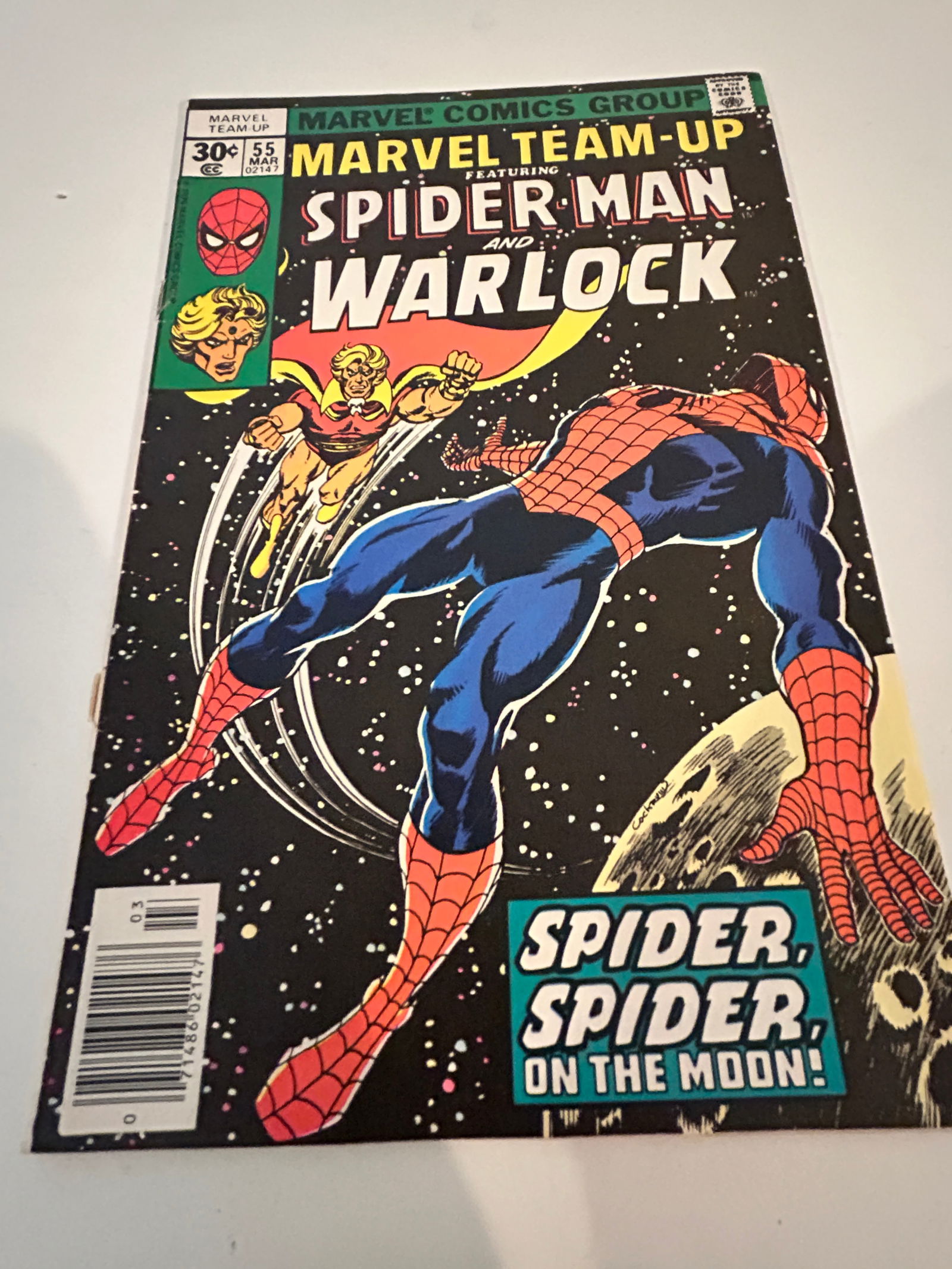Vintage Comic Book Marvel Team-UP # 55 (1 of 2)