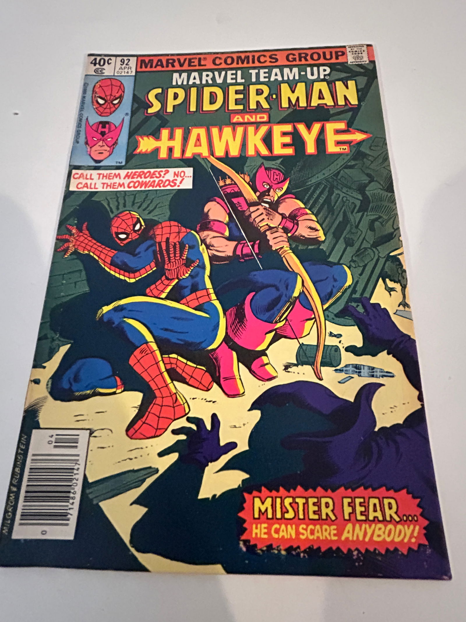 Vintage Comic Book Marvel Team-UP # 92 (1 of 2)