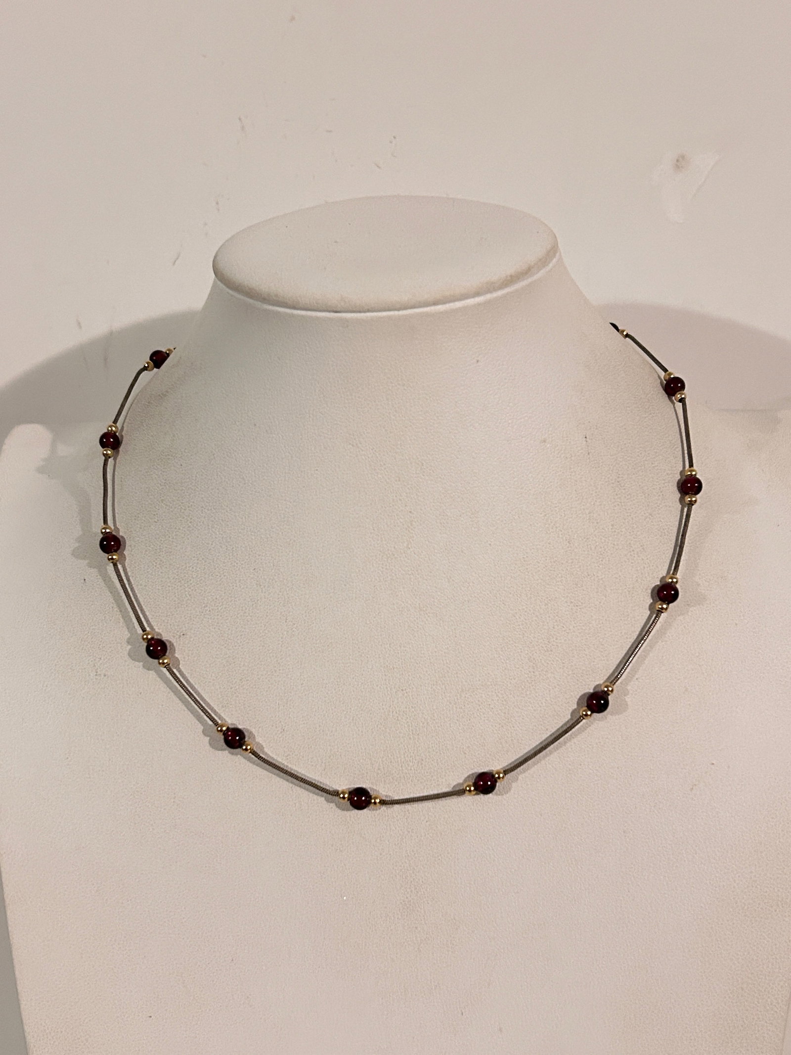 Vintage Sterling Silver Derbyshire bead Necklace Sz 17": Item comes exactly as shown Know what you are bidding on. Carefully refer to and examine all photos, ask questions, do research, etc., to determine (Authinticity) . before bidding in order to determin
