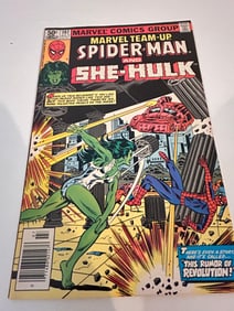 Vintage Comic Book Marvel Team-UP # 107