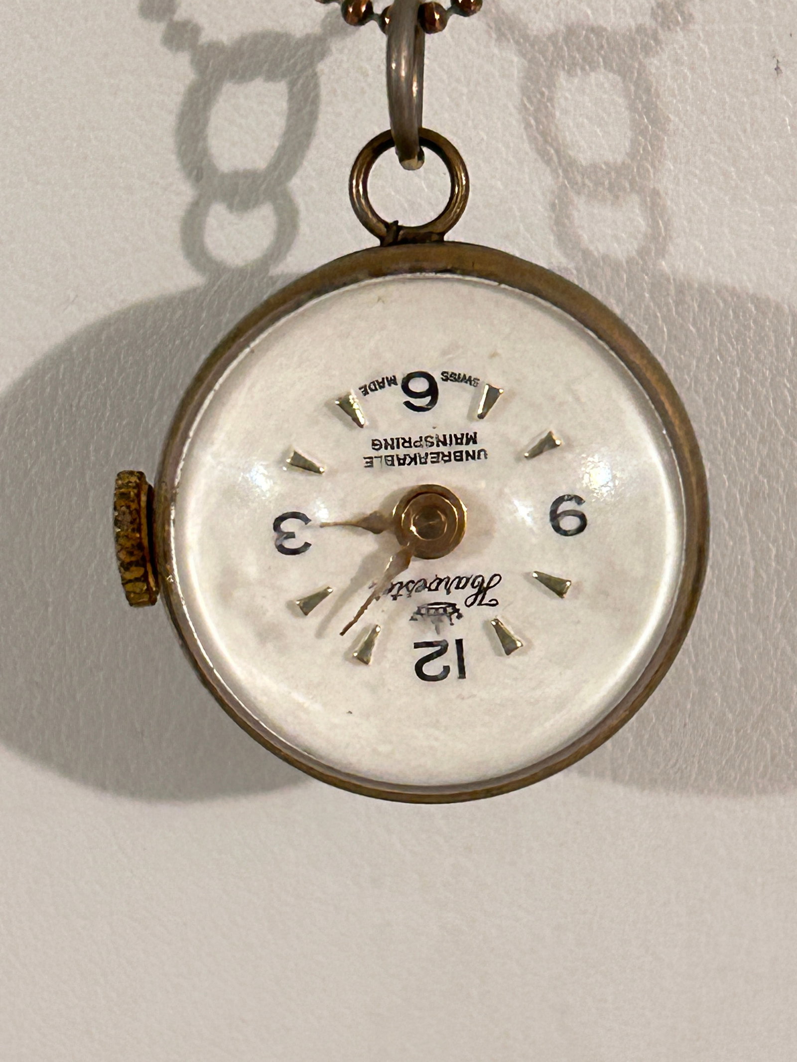 Vintage Harvester Swiss-made Mechanical Watch Necklace/ Pendant 19": Item comes exactly as shown Know what you are bidding on. Carefully refer to and examine all photos, ask questions, do research, etc., to determine (Authinticity) . before bidding in order to determin