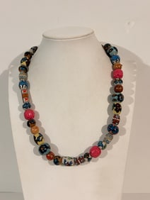 Vintage beaded Necklace 21"