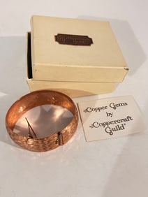 Vintage Coppercraft Guild Bracelet 7"