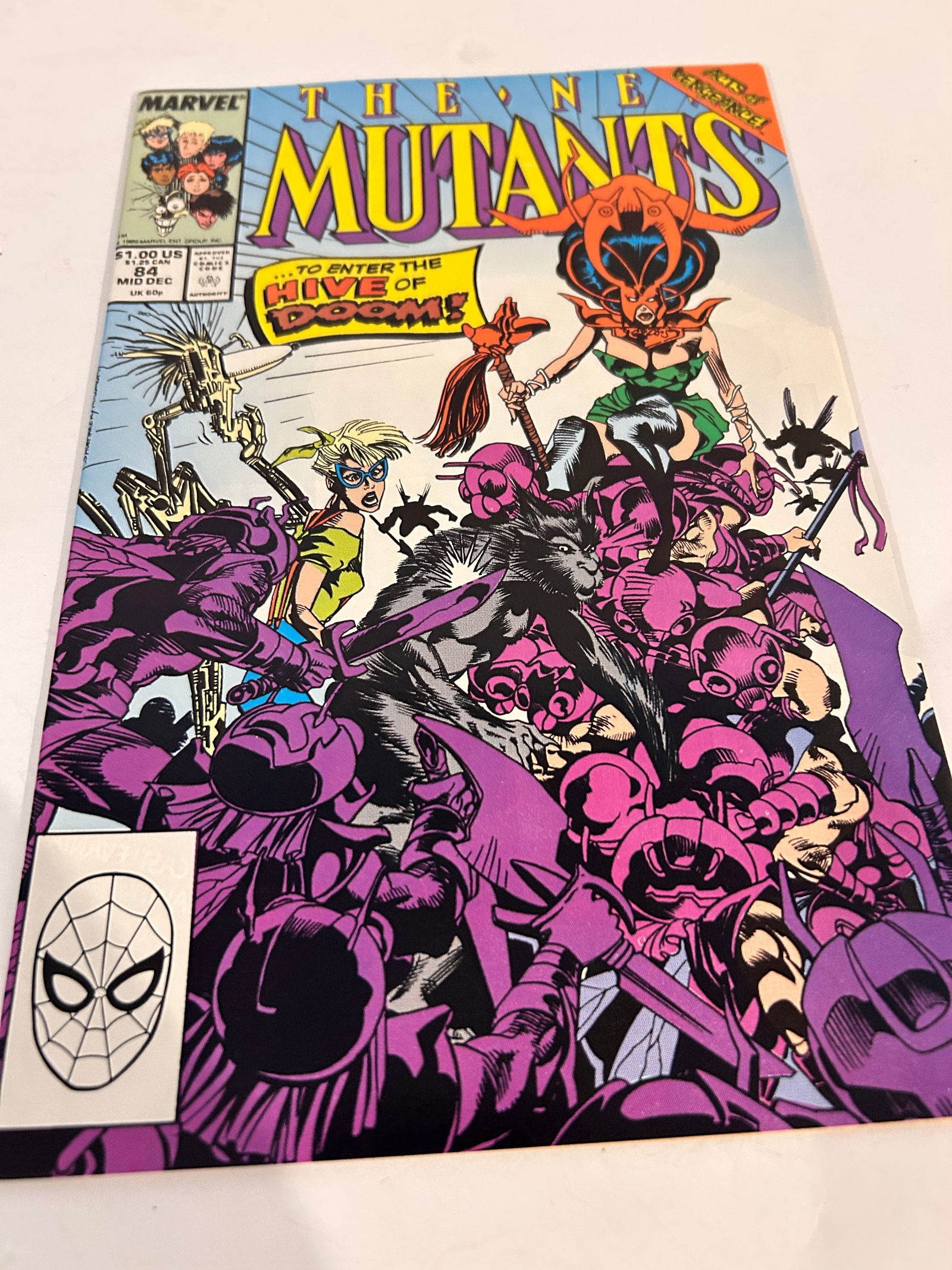 Vintage Comic Book The New Mutants # 84 (1 of 2)