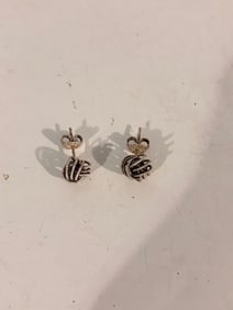 Vintage Sterling Silver post Earrings