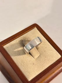 Vintage Sterling Silver BAND Ring Sz 6