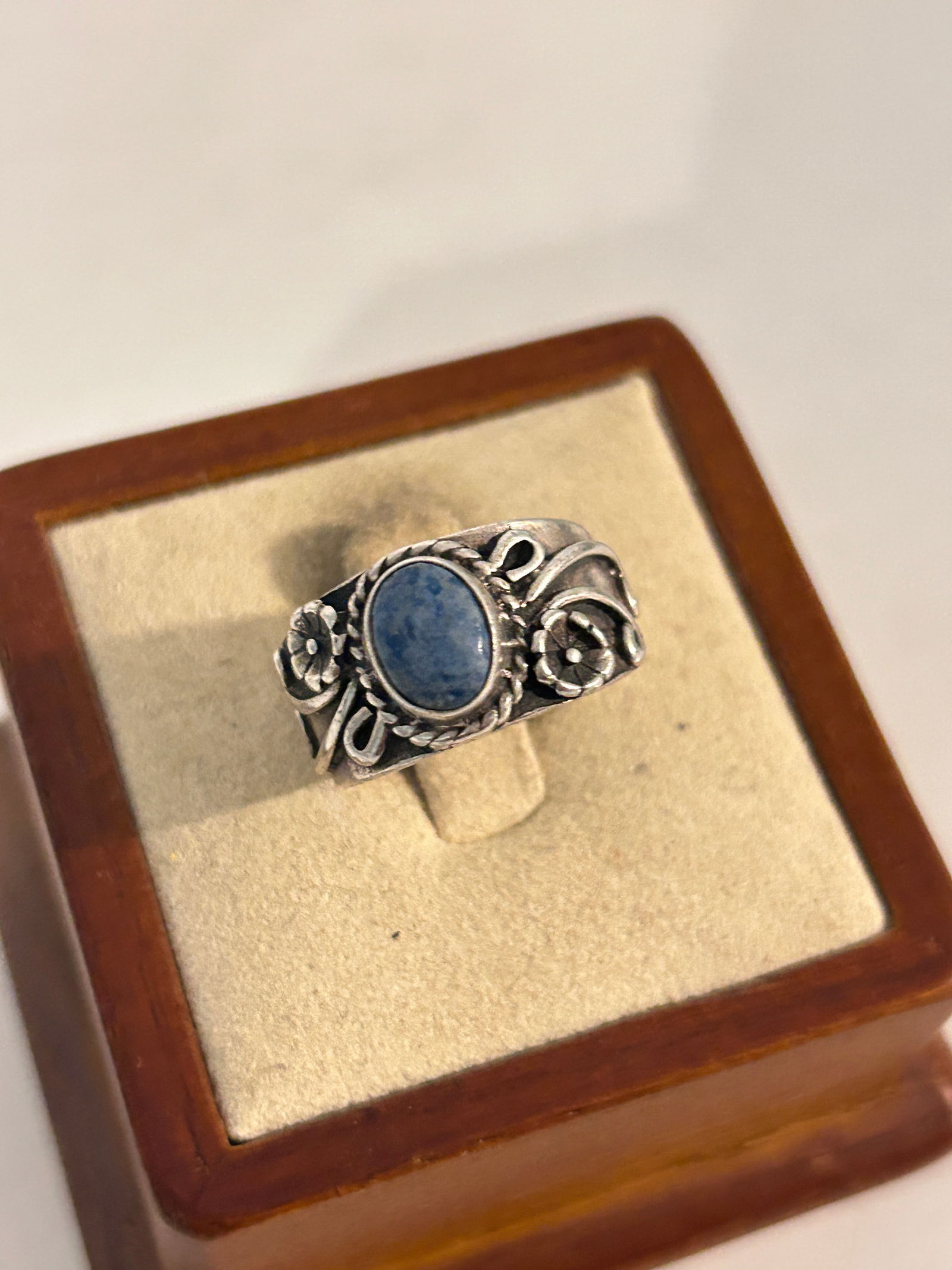 Relios by Carolyn Pollack Sterling Silver 925 Blue Lapis Ring Sz 6 (1 of 5)