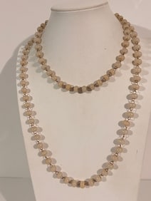Vintage beaded Necklace Sz 42"