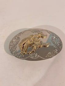 Vintage Rodeo Horse Belt Buckle