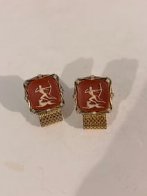 Vintage Gold tone Cuff Links