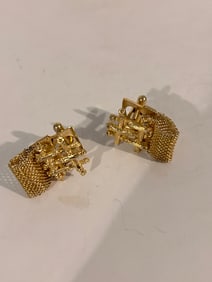 Vintage Gold tone Cuff Links