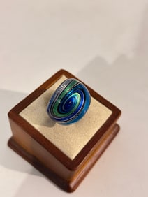 Vintage Murano Ring sz 6