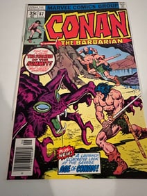 Vintage Comic Book Conan the Barbarian # 87