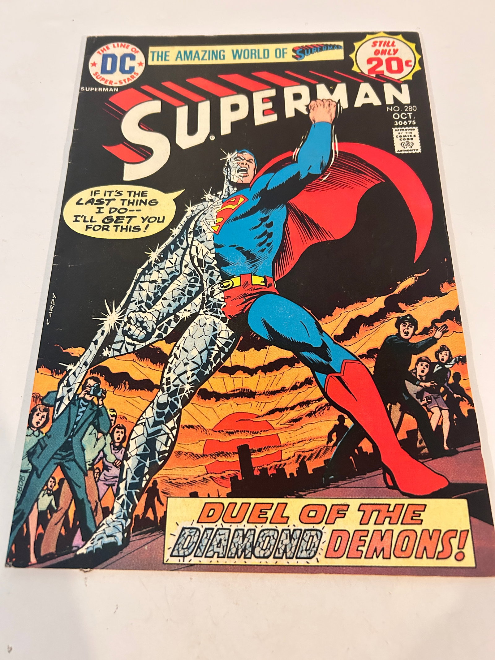 Vintage Comic Book Superman # 280: Vintage Comic Book Superman # 280 Please view all photos as they are part of the description and condition of this Item, Feel free to contact me with questions or picture requests! Used Item AS IS