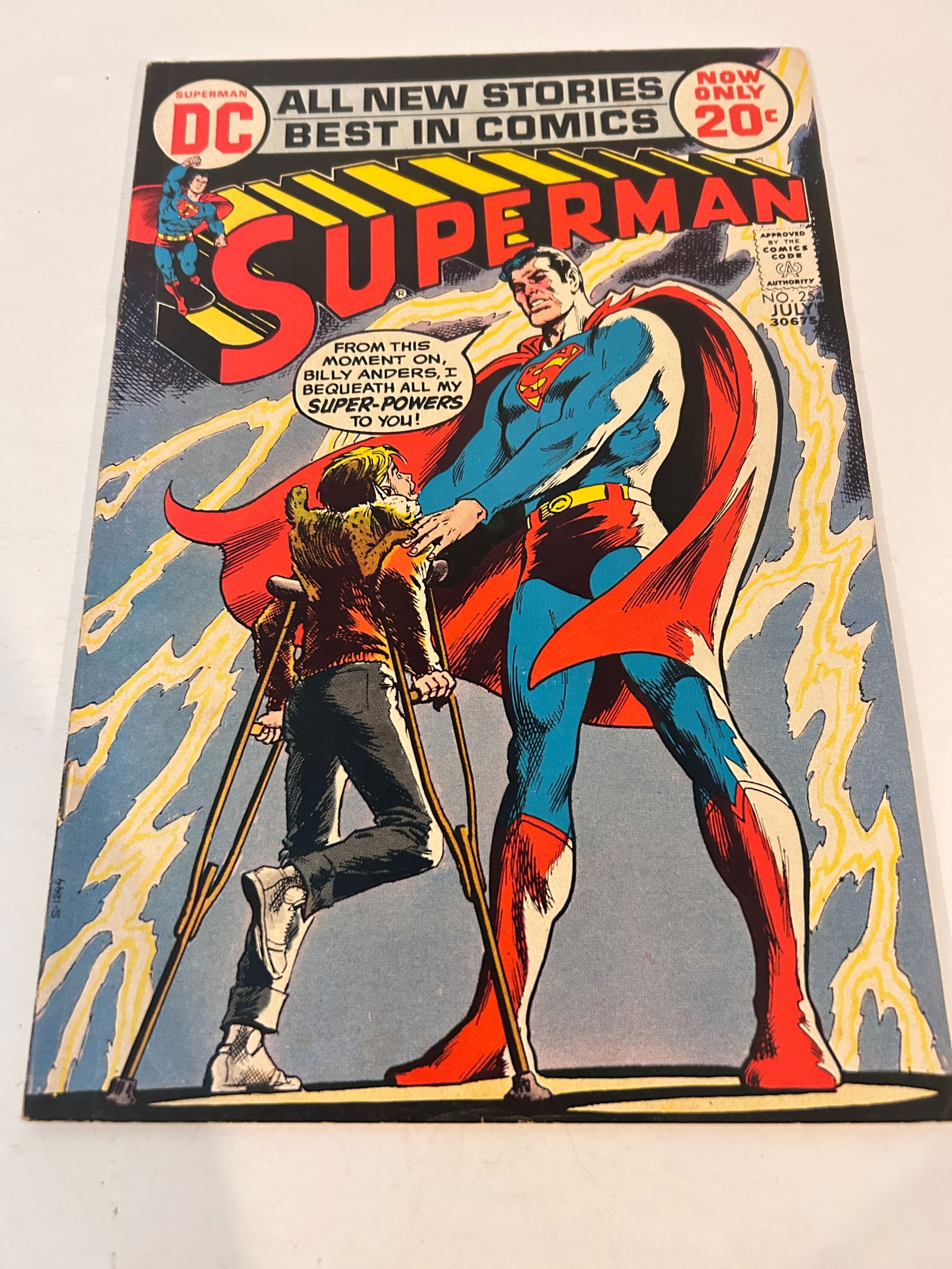 Vintage Comic Book Superman # 254: Vintage Comic Book Superman # 254 Please view all photos as they are part of the description and condition of this Item, Feel free to contact me with questions or picture requests! Used Item AS IS