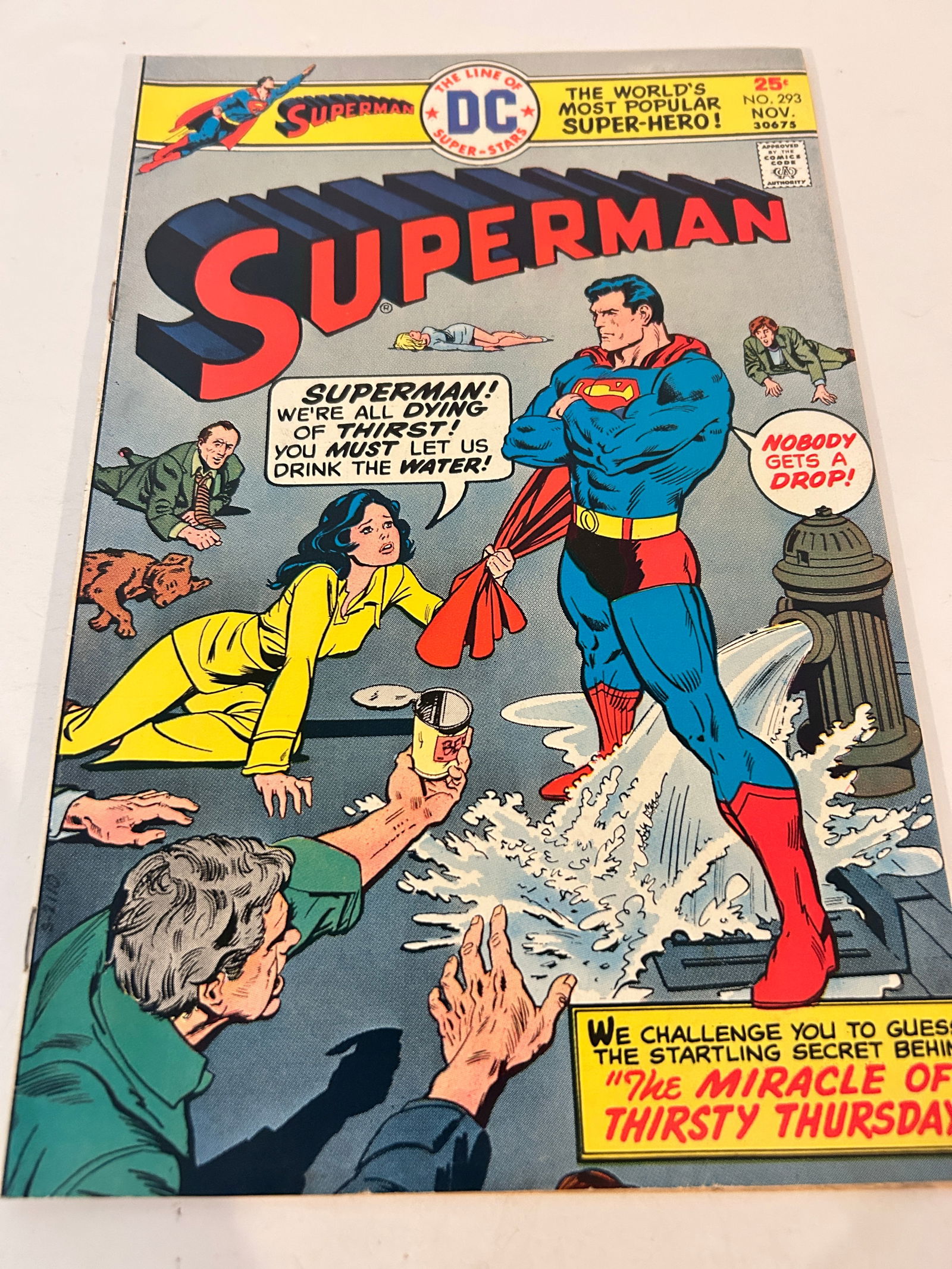 Vintage Comic Book Superman # 293: Vintage Comic Book Superman # 293 Please view all photos as they are part of the description and condition of this Item, Feel free to contact me with questions or picture requests! Used Item AS IS