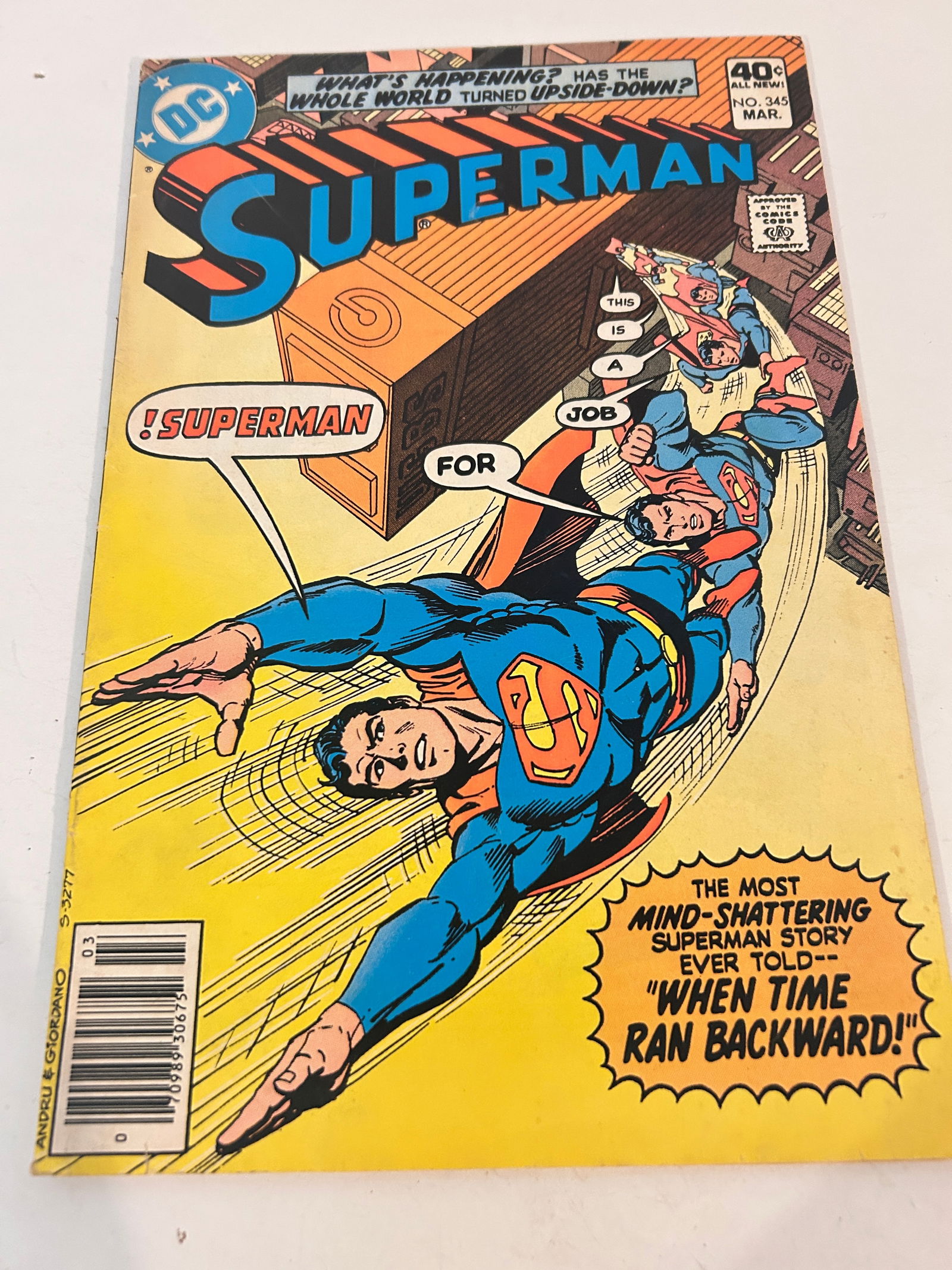 Vintage Comic Book Superman # 345: Vintage Comic Book Superman # 345 Please view all photos as they are part of the description and condition of this Item, Feel free to contact me with questions or picture requests! Used Item AS IS