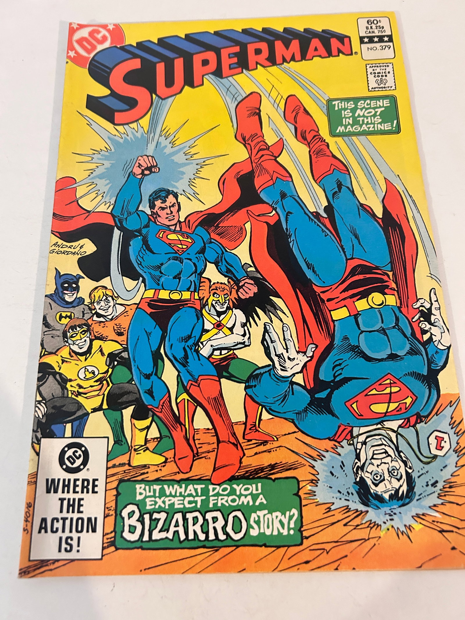 Vintage Comic Book Superman # 379: Vintage Comic Book Superman # 379 Please view all photos as they are part of the description and condition of this Item, Feel free to contact me with questions or picture requests! Used Item AS IS