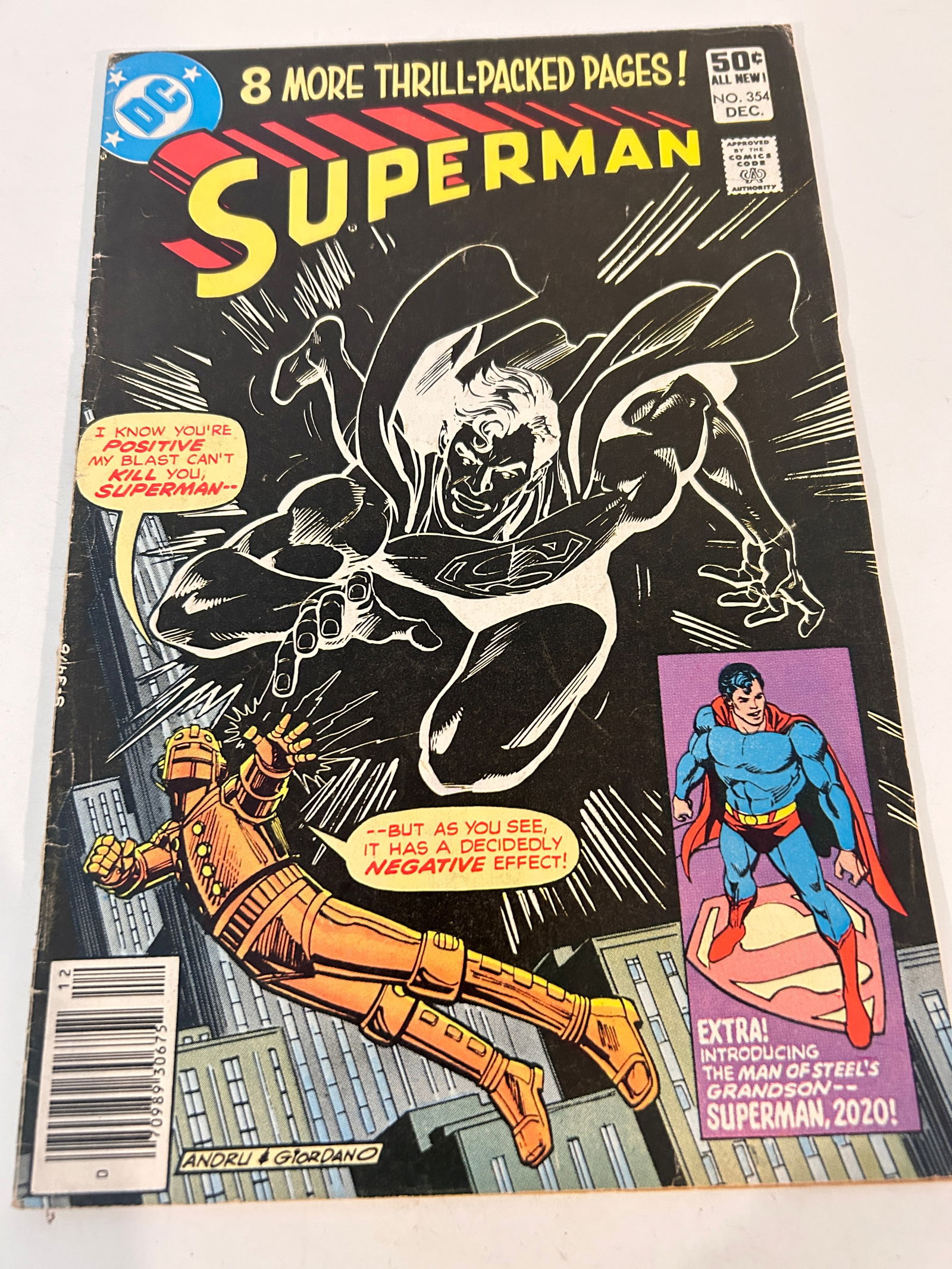 Vintage Comic Book Superman # 354: Vintage Comic Book Superman # 354 Please view all photos as they are part of the description and condition of this Item, Feel free to contact me with questions or picture requests! Used Item AS IS