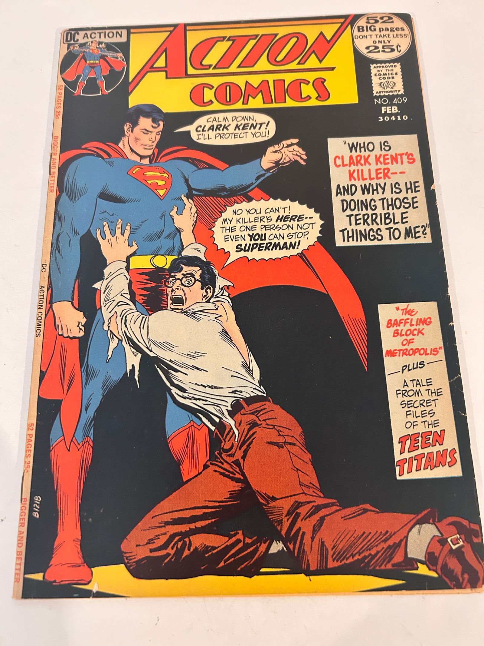 Vintage Comic Book Action Comics # 409 (1 of 2)