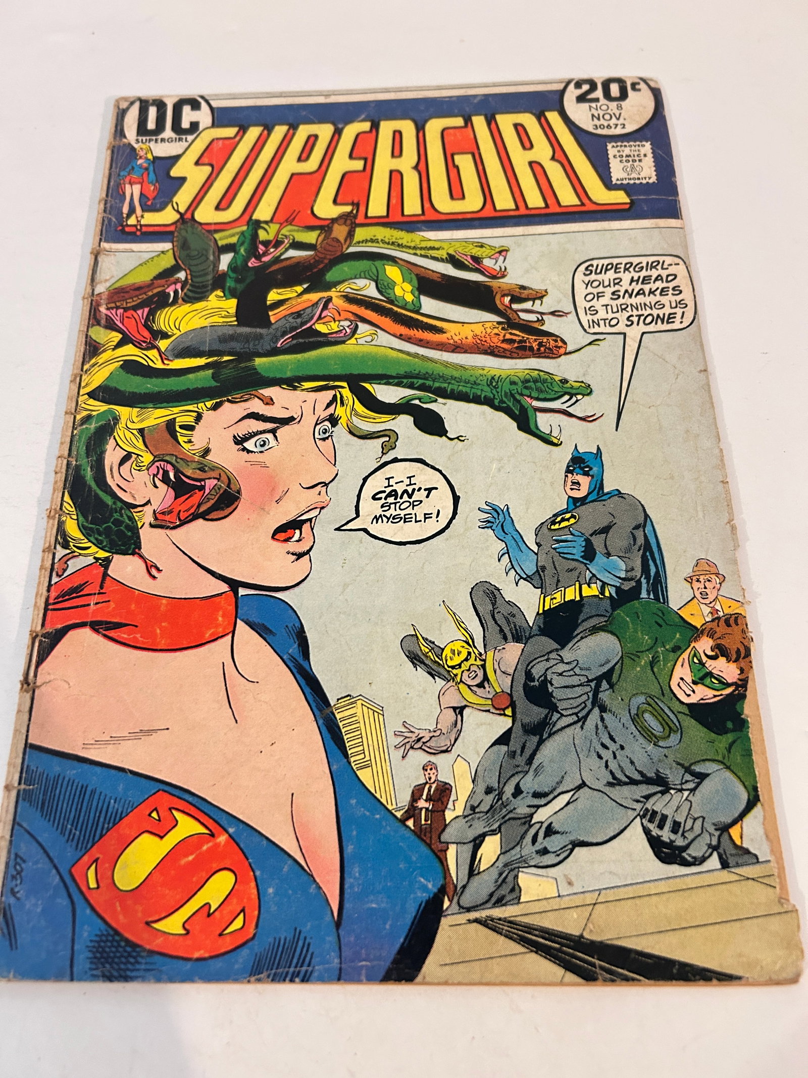 Vintage Comic Book Super Girl # 8: Vintage Comic Book Super Girl # 8 Please view all photos as they are part of the description and condition of this Item, Feel free to contact me with questions or picture requests! Used Item AS IS