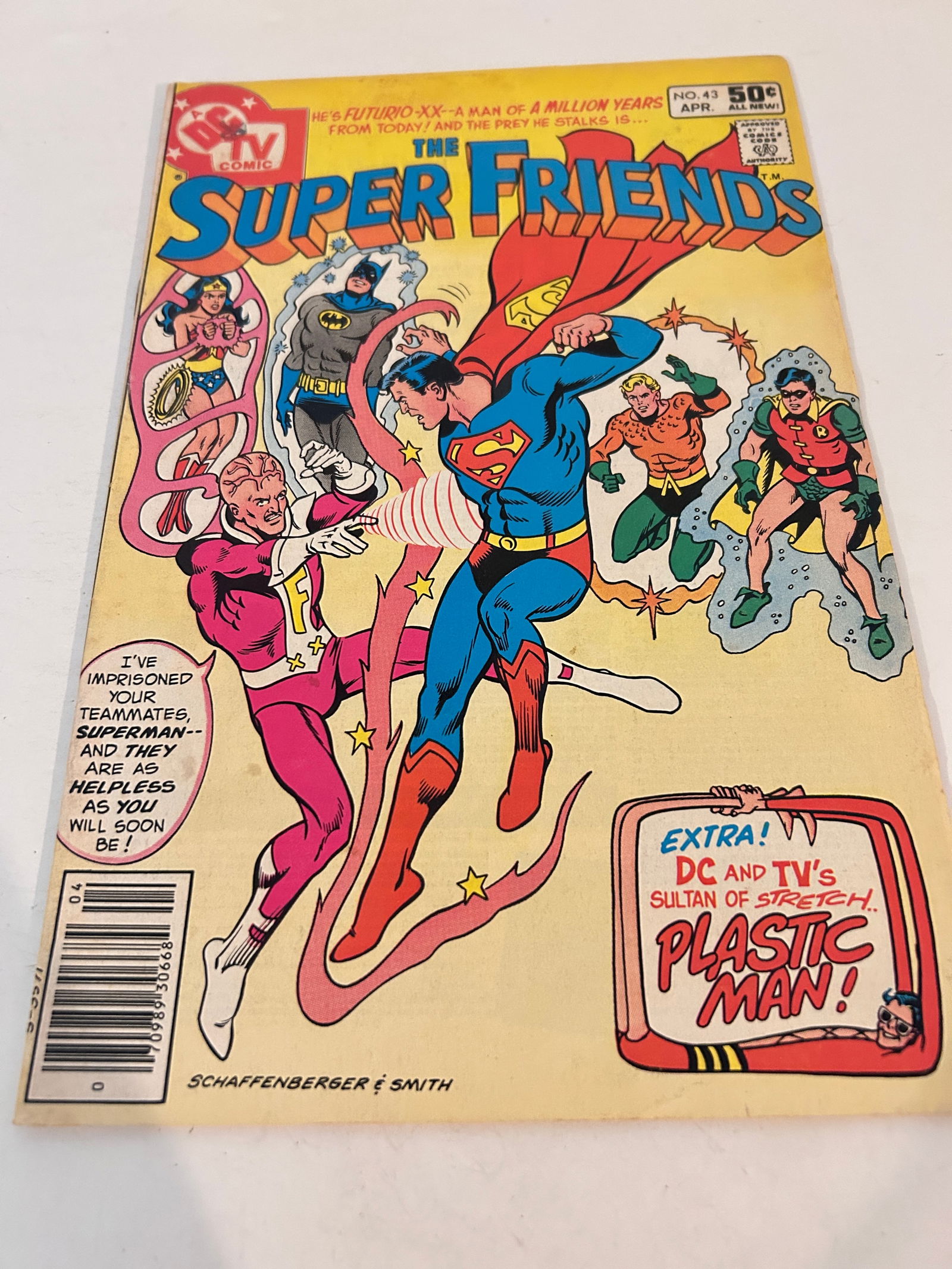 Vintage Comic Book the Super Friends # 43 (1 of 2)
