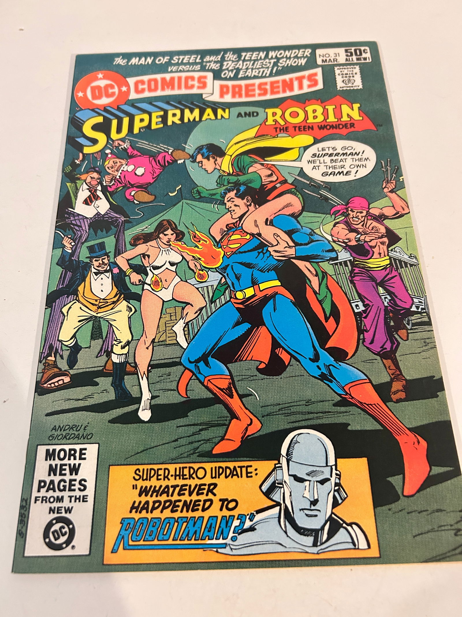 Vintage Comic Book DC Comics Presents # 31 (1 of 2)
