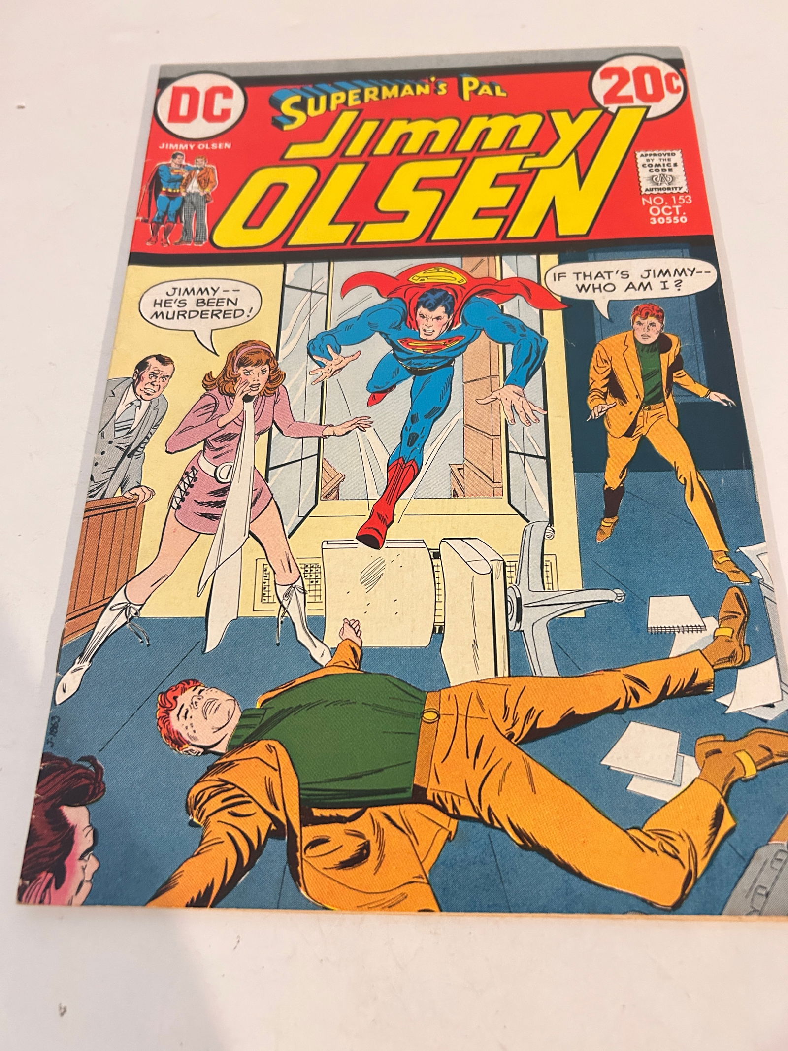 Vintage Comic Book Supermans Pals Jimmy Olsen # 153: Vintage Comic Book Supermans Pals Jimmy Olsen # 153 Please view all photos as they are part of the description and condition of this Item, Feel free to contact me with questions or picture requests! U