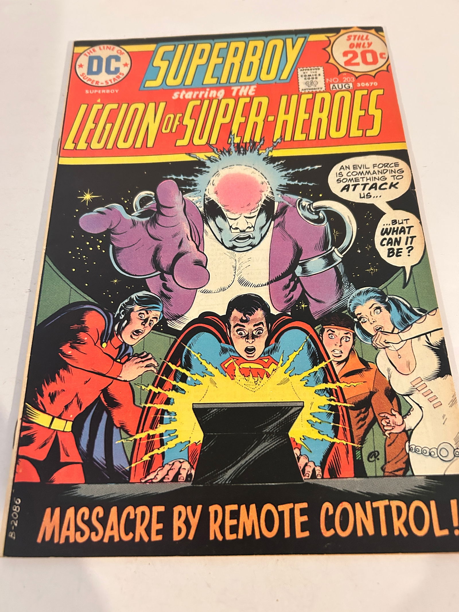 Vintage Comic Book Superboy Legion of Super Heroes # 203 (1 of 2)