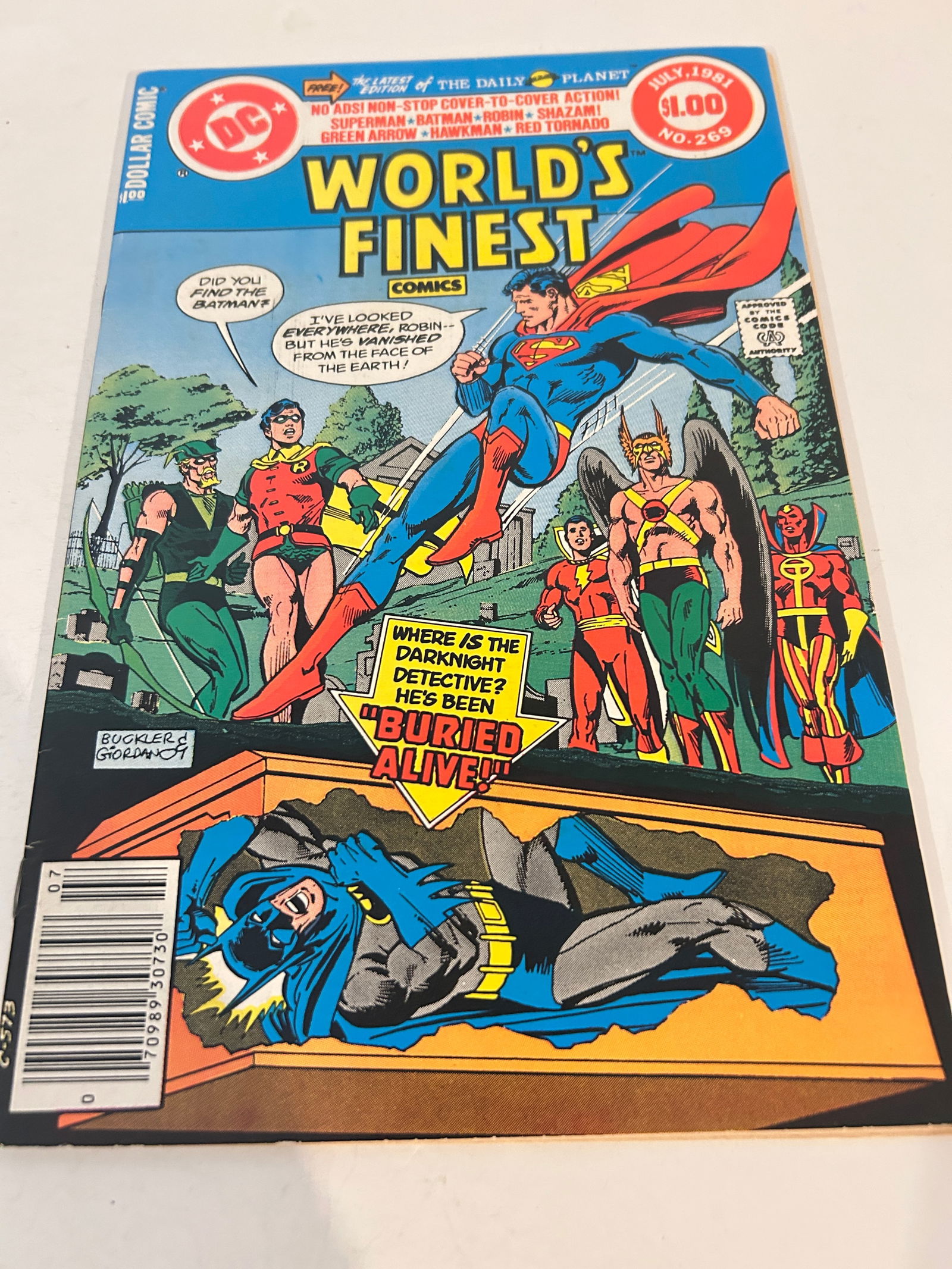Vintage Comic Book Worlds Finest # 269 (1 of 2)