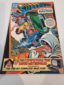 Vintage Comic Book Superman Radio Shack