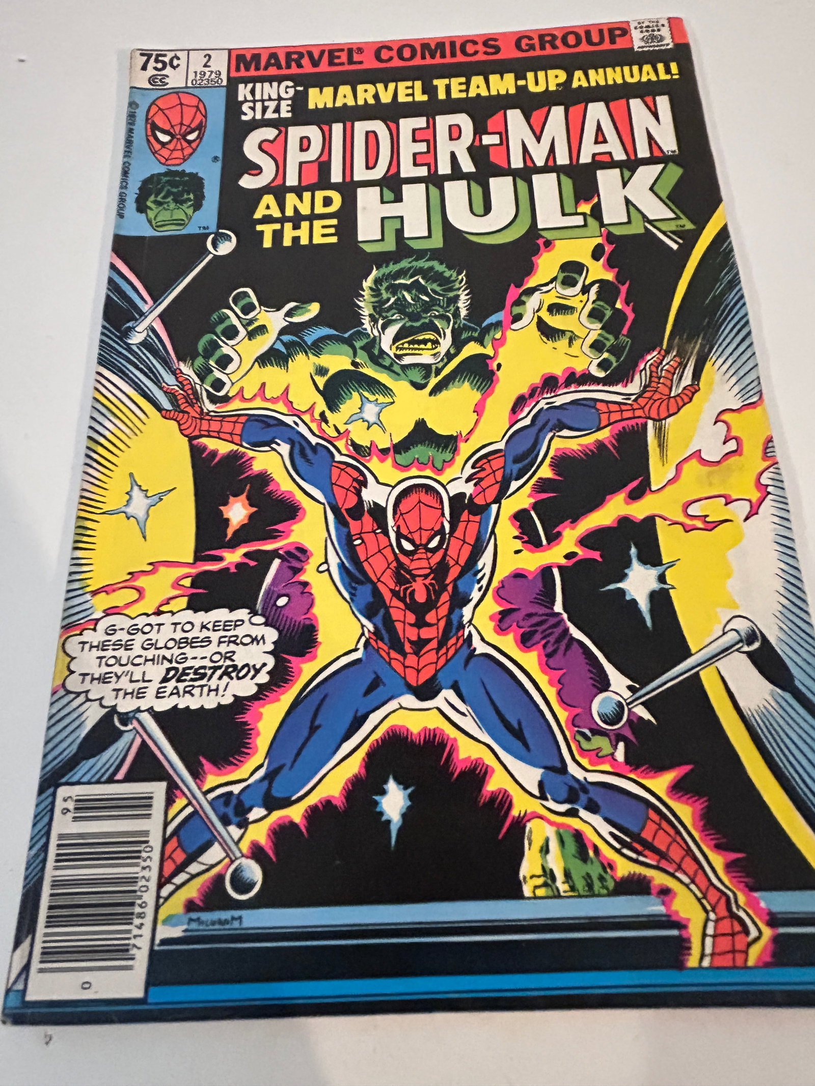Vintage Comic Book Marvel Team-Up Annual # 2 (1 of 2)