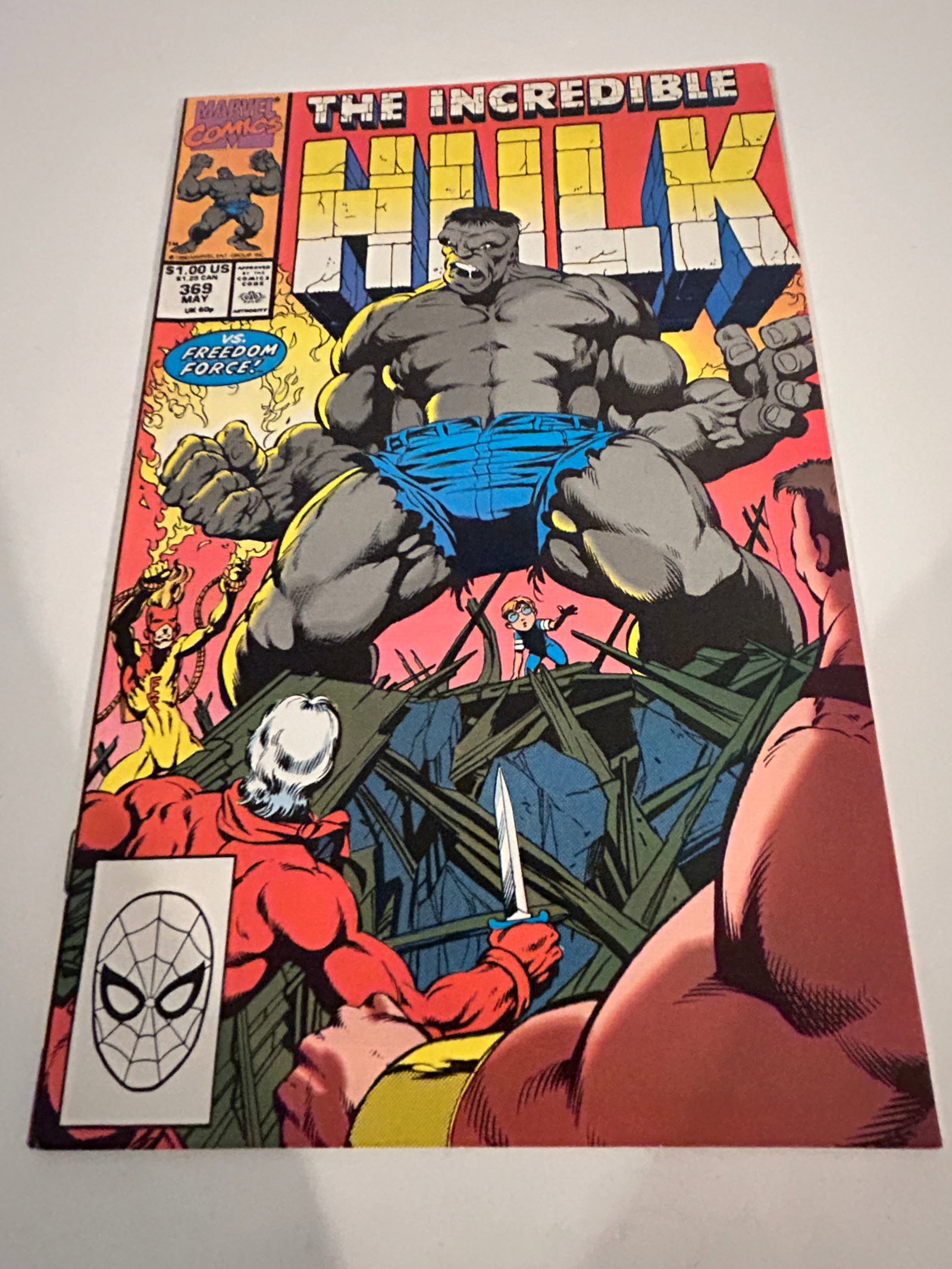 Vintage Comic Book The Incredible Hulk # 369: Vintage Comic Book The Incredible Hulk # 369 Please view all photos as they are part of the description and condition of this Item, Feel free to contact me with questions or picture requests! Used Ite