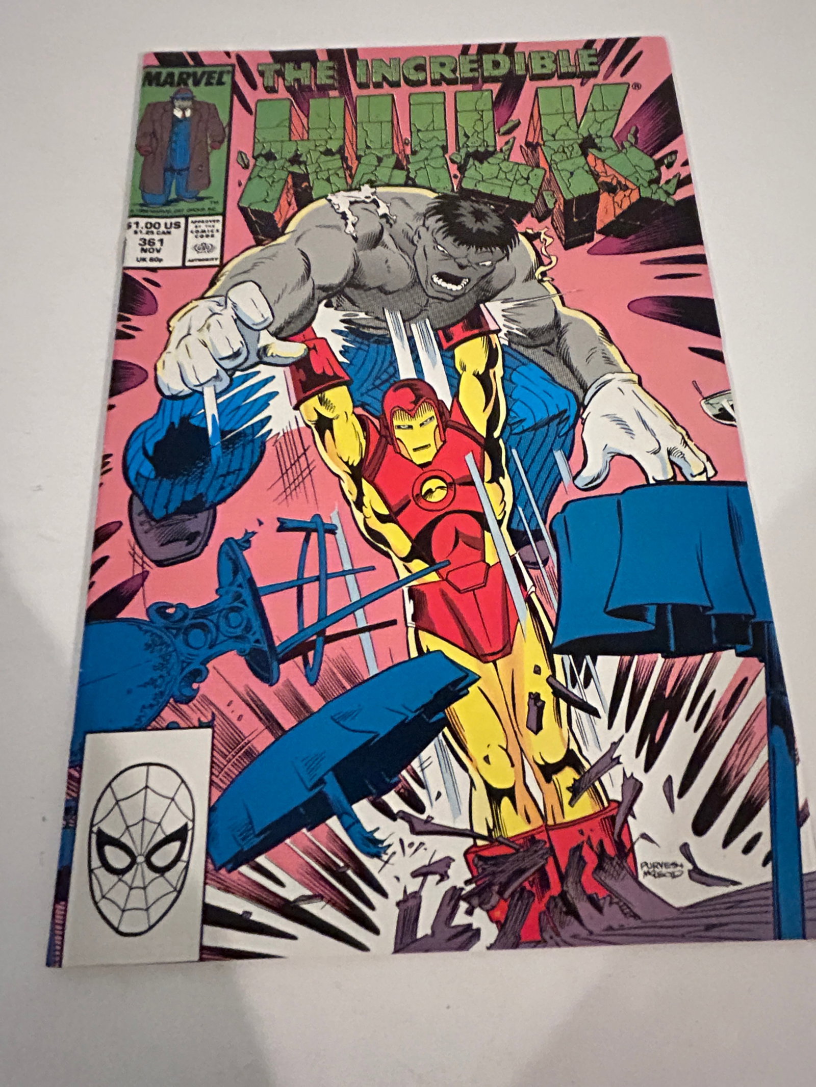 Vintage Comic Book The Incredible Hulk # 361: Vintage Comic Book The Incredible Hulk # 361 Please view all photos as they are part of the description and condition of this Item, Feel free to contact me with questions or picture requests! Used Ite