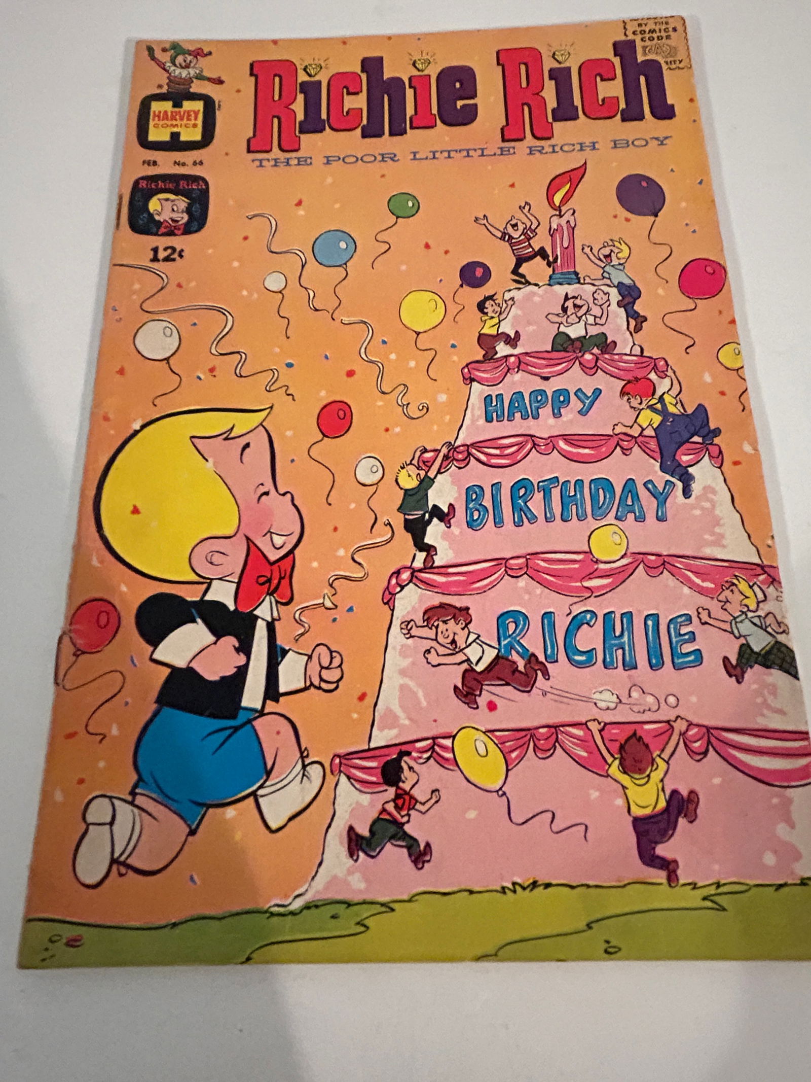 Vintage Comic Book Ritchie Rich # 66 (1 of 2)