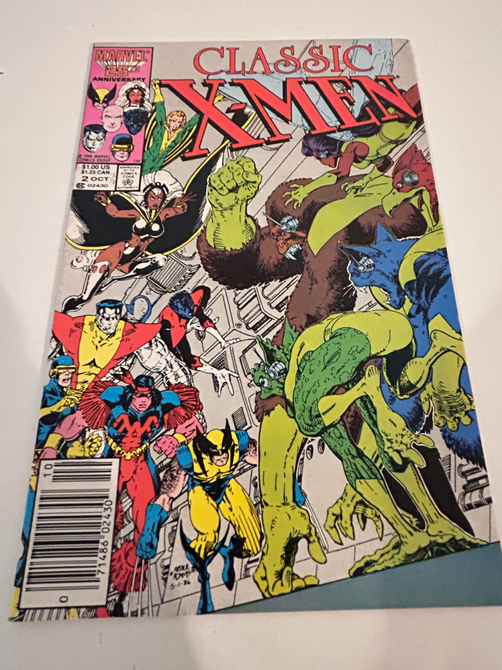 Vintage Comic Book X-Men Classics # 2 (1 of 2)