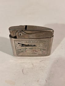 Vintage Rowenta Snip WWII Lajes Field Azores B-17 Airplane Lighter needs flint
