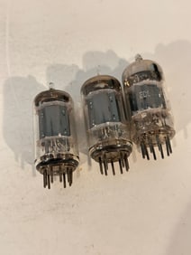 The Fisher 12AX7/ECC83 Vacuum Tubes Lot of 3 Telefunken