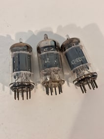 The Fisher 12AX7/ECC83 Vacuum Tubes Lot of 3 Telefunken