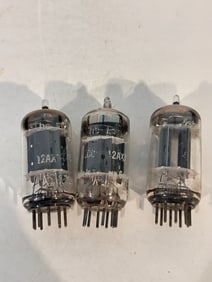 The Fisher 12AX7/ECC83 Vacuum Tubes Lot of 3 Telefunken