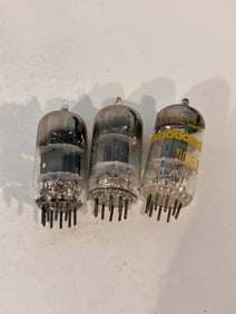 Vintage Lot of 3 12AT7 Tubes