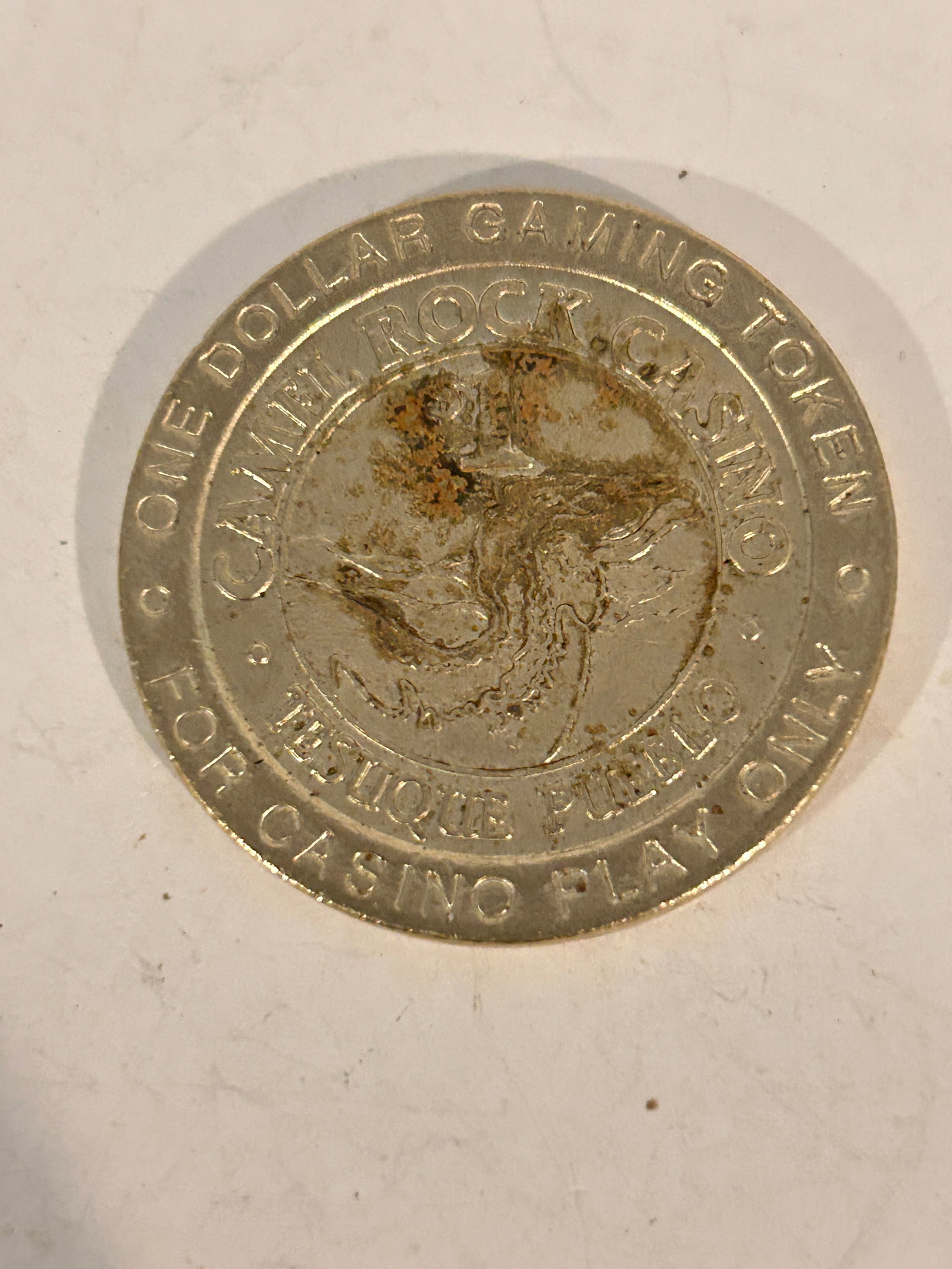 Vintage Camel Rock Casino $1 Gaming Token: Vintage Camel Rock Casino $1 Gaming Token Please view all photos as they are part of the description and condition of this Item, Feel free to contact me with questions or picture requests! Used Item A