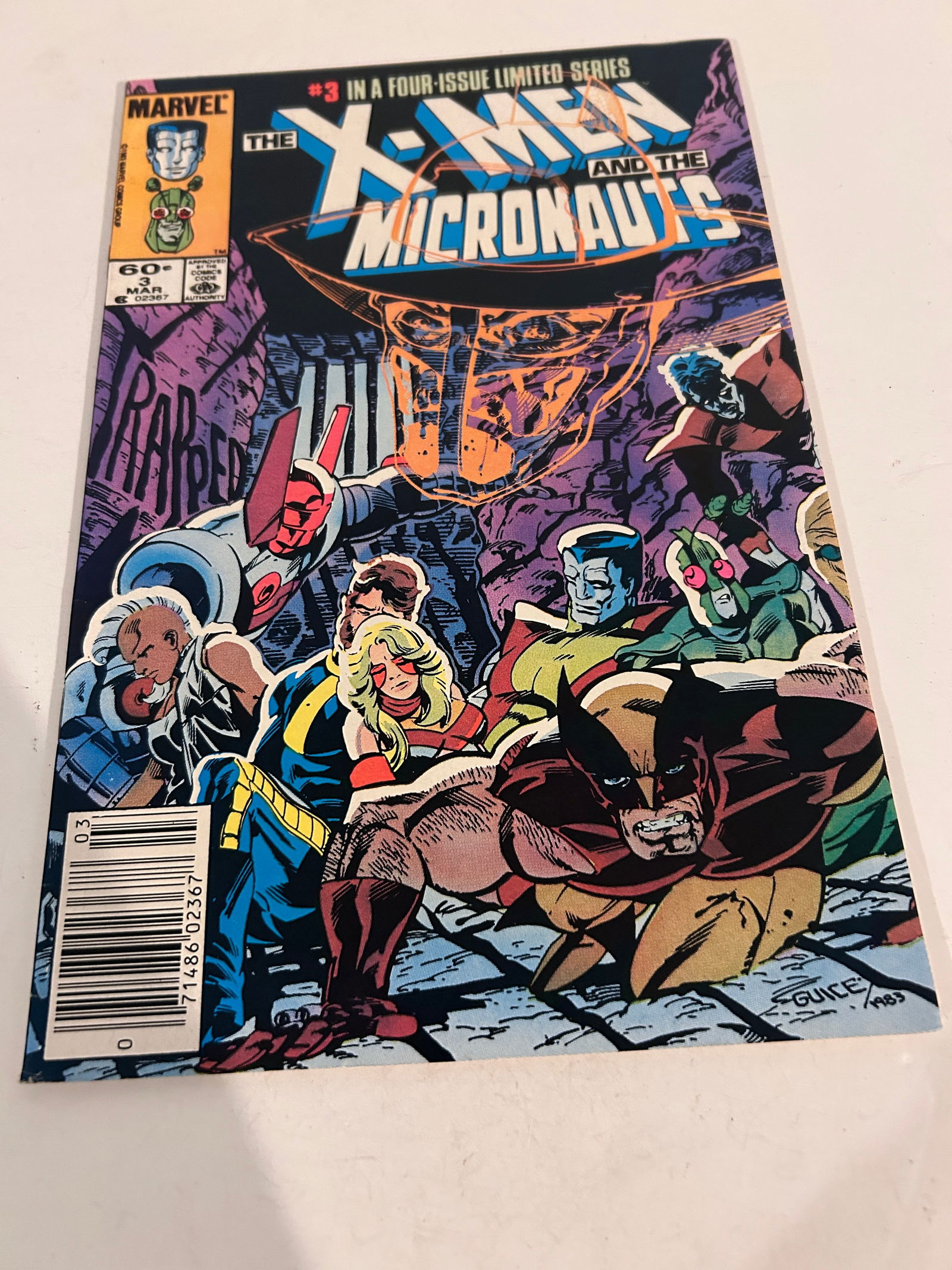 Vintage Comic Book  X-Men and the Micronauts # 3 (1 of 2)