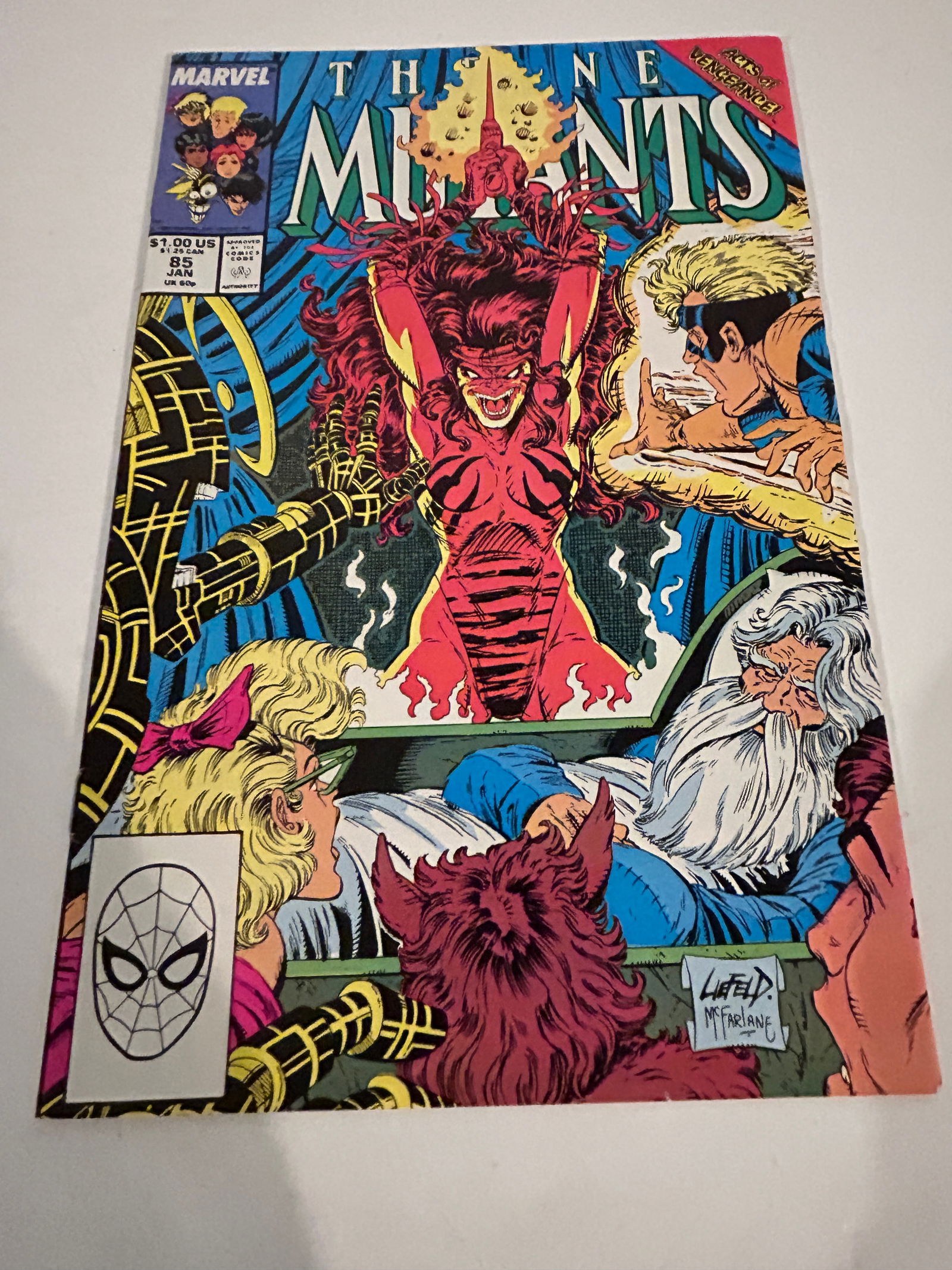 Vintage Comic Book The New Mutants # 85 (1 of 2)