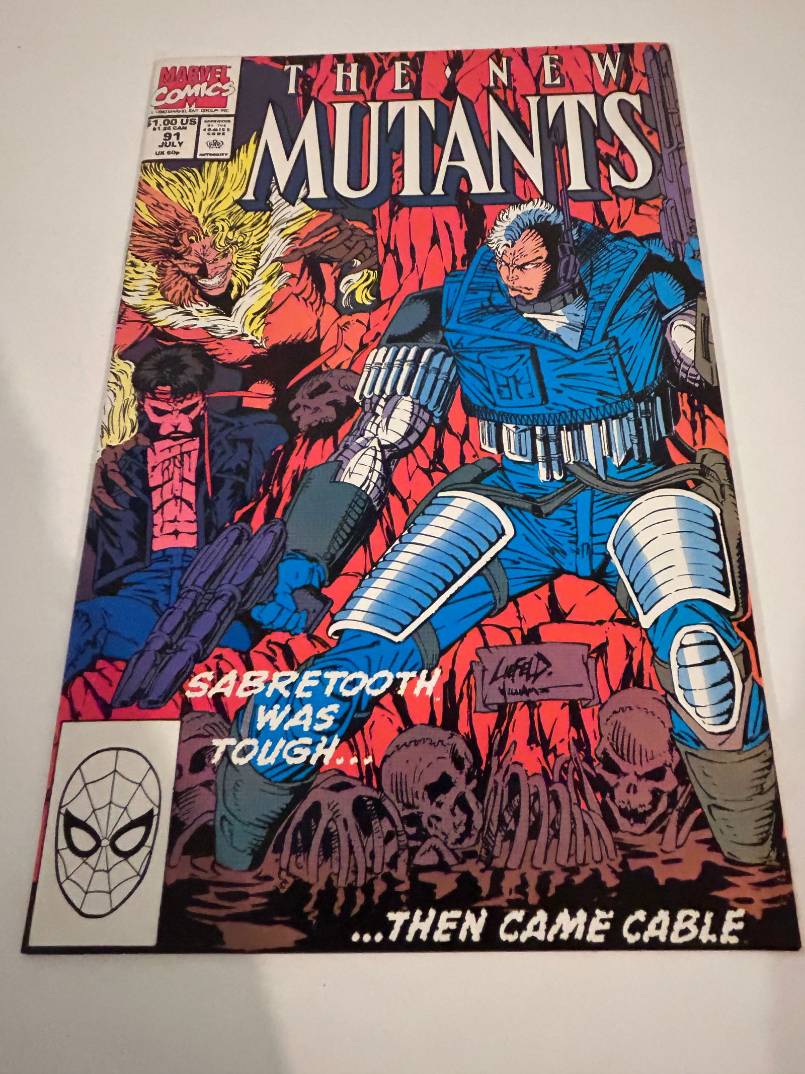 Vintage Comic Book The New Mutants # 91 (1 of 2)