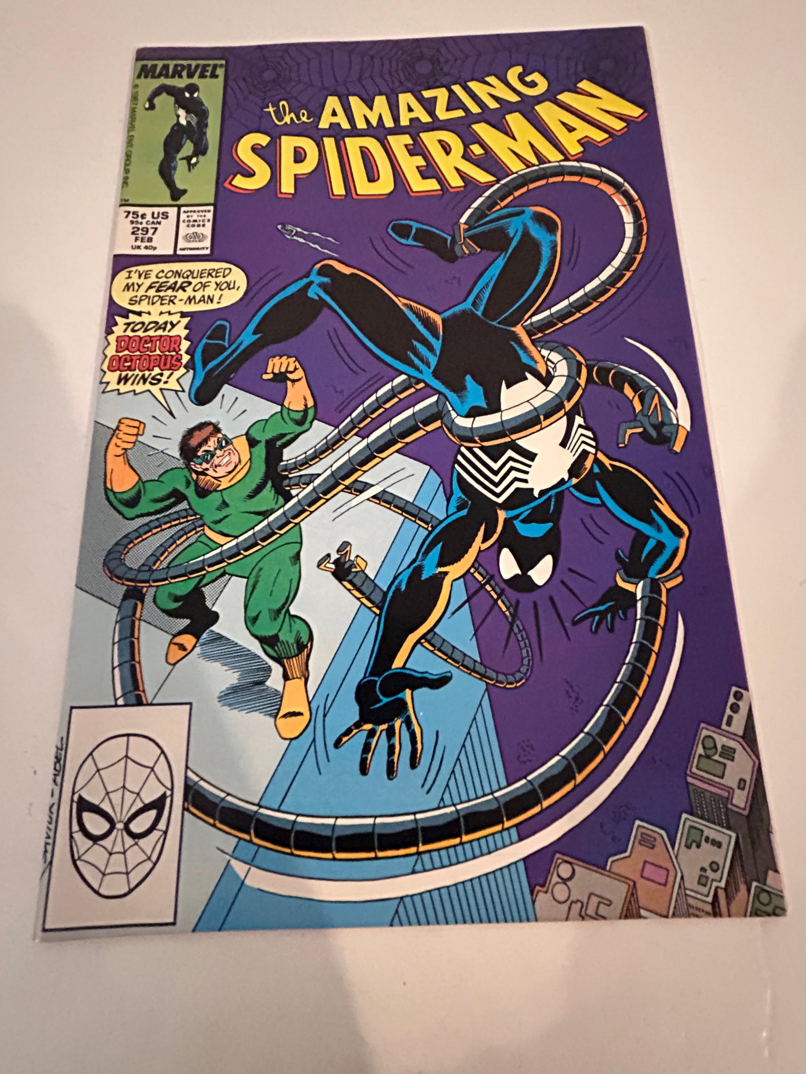 Vintage Comic Book The Amazing Spider-Man # 297: Item comes exactly as shown Know what you are bidding on. Carefully refer to and examine all photos, ask questions, do research, etc., to determine (Authinticity) . before bidding in order to determin